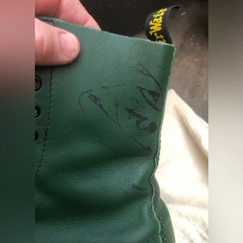 ๐ฏ ๐คฉOG *MADE IN ENGLAND* GREEN ANKLE DOC MARTEN BOOTS!๐๐ - Picture 5 of 15